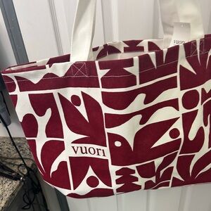 NWT VUORI canvas tote bag.